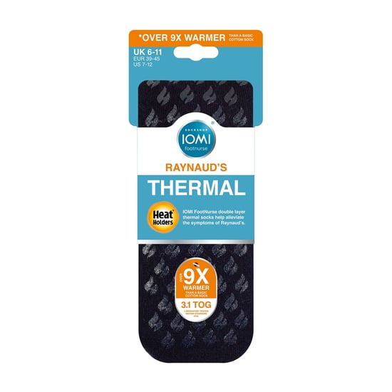 1 Pack Dicke 3,1 TOG Rutschfeste Thermo-Slipper-Socken für Raynaud - Image 2