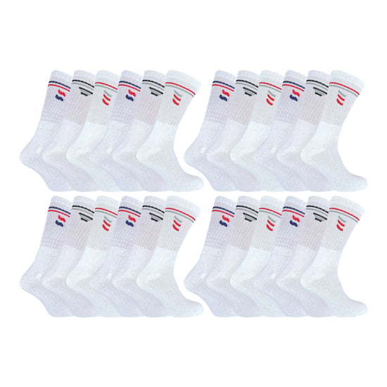 24 Paar Multipack Herren Klassische Sport Atmungsaktive Socken - Image 1