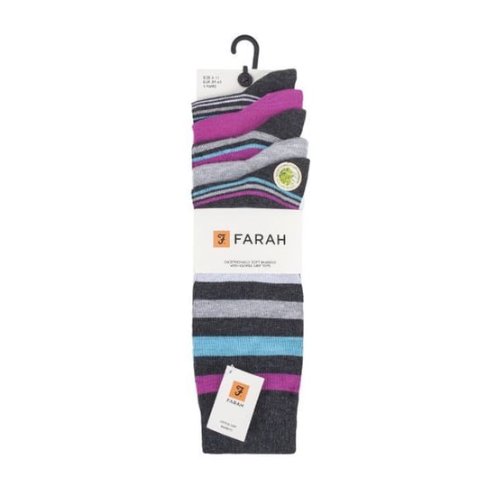 5er Pack Herren Bambus Socken mit buntem gestreiftem Design - Image 2