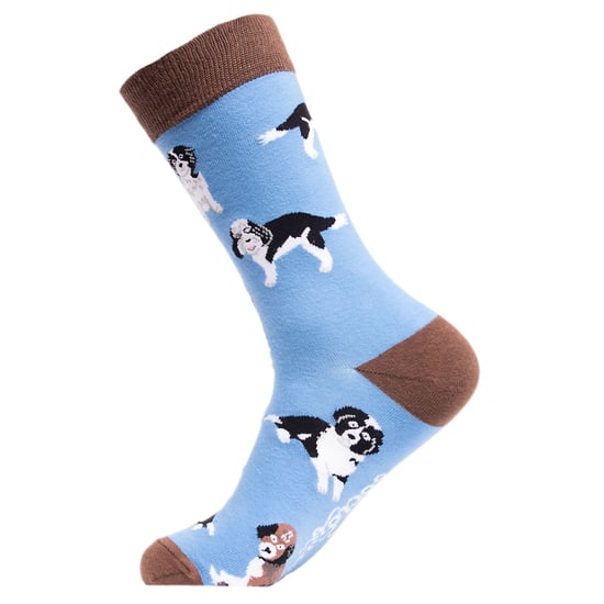 Hunde-Muster Neuheit Unisex Lustige Kniesocken - Image 2