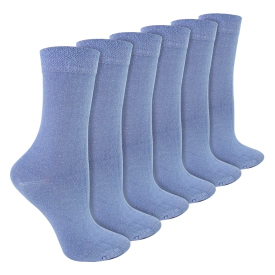 Damen 6er Pack Socken aus Bambus- und Merinowoll-Mix - Image 1