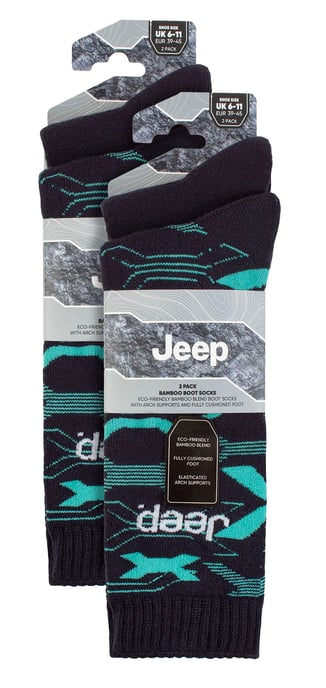 Herren Bambus Stiefelsocken | Dicke strapazierfähige Socken | Socken ideal für Wanderungen - Image 2
