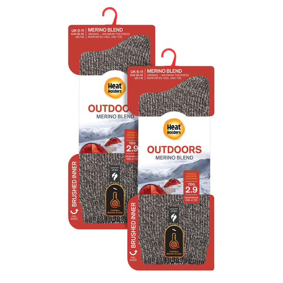 Herren 2er-Pack Merinowolle Thermosocken - Image 2