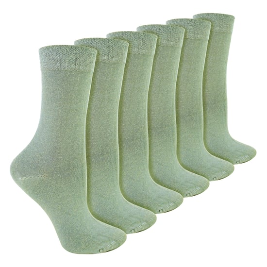 Damen 6er Pack Socken aus Bambus- und Merinowoll-Mischung - Image 1