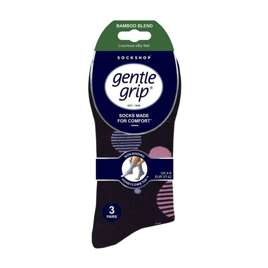 6er-Pack Damen Baumwollsocken ohne Gummi mit lockerem Oberschenkel - Image 2