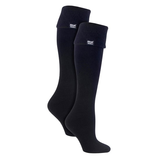 Heat Holders Damen 2er-Pack Wellington-Socken mit weichem Futter - Schwarz - Image 1