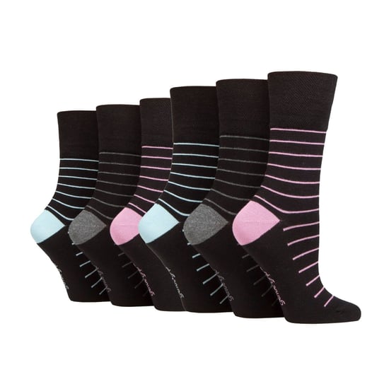 6er-Pack Damen Nicht-elastische Lockere Bambussocken - Image 1