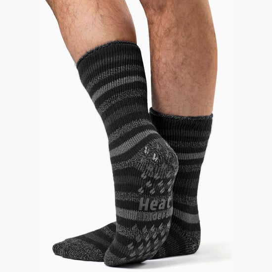 Herren Twist-Muster Fleecegefütterte Thermo-Socken - Image 3