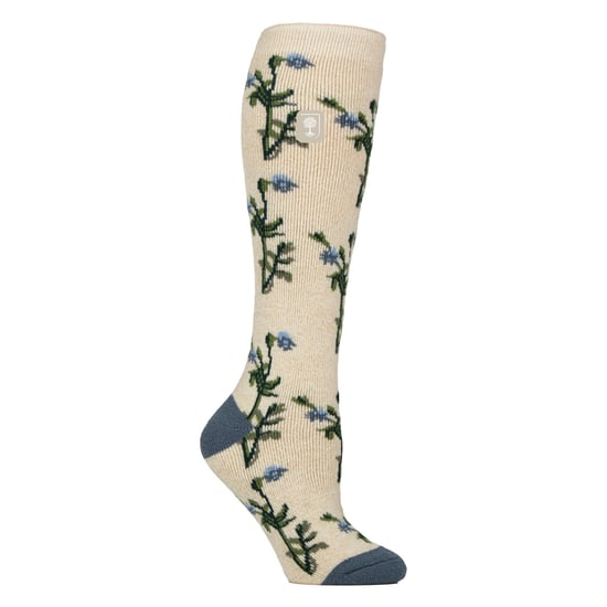 Lange Wellington-Stiefelsocken für Frauen | Blumen-Welly-Socken - Image 1