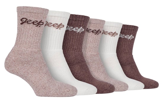 Damen 6er-Pack Wanderstoppersocken | Baumwoll Socken für die Natur - Image 1