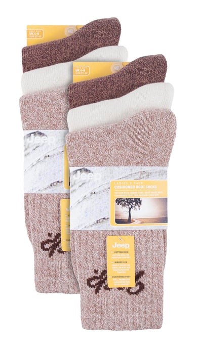 Damen 6er-Pack Wanderstoppersocken | Baumwoll Socken für die Natur - Image 2