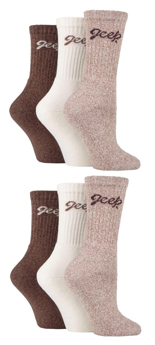 Damen 6er-Pack Wanderstoppersocken | Baumwoll Socken für die Natur - Image 3