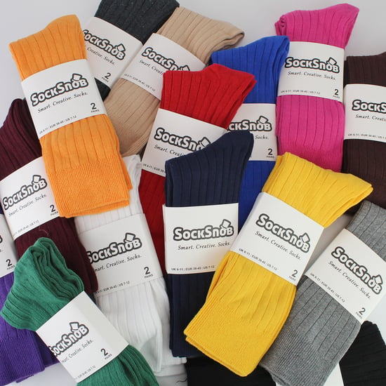 Herren Unifarbene Baumwollreiche Rippstrumpfsocken - Image 5