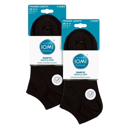 6er-Pack Herren Diabetiker Trainingssocken | Gepolsterte Fußweite Knöchelsocken - Image 2
