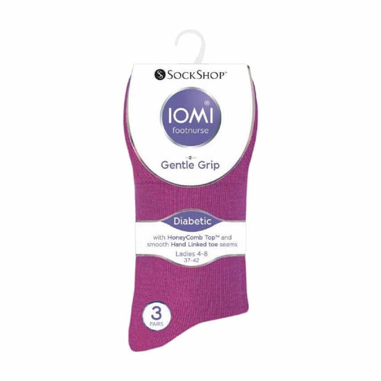6er Pack Damen Nicht-Elastische Baumwoll-Diabetikersocken mit Nahtlosem Zehenbereich - Image 2