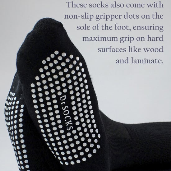 4er-Pack lange Bambusdiabetikersocken mit Noppen für Männer und Frauen - Image 3