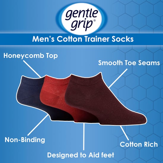 9er-Pack Herren Diabetes Trainingssocken, Weite Knöchelsocken für geschwollene Füße - Image 3
