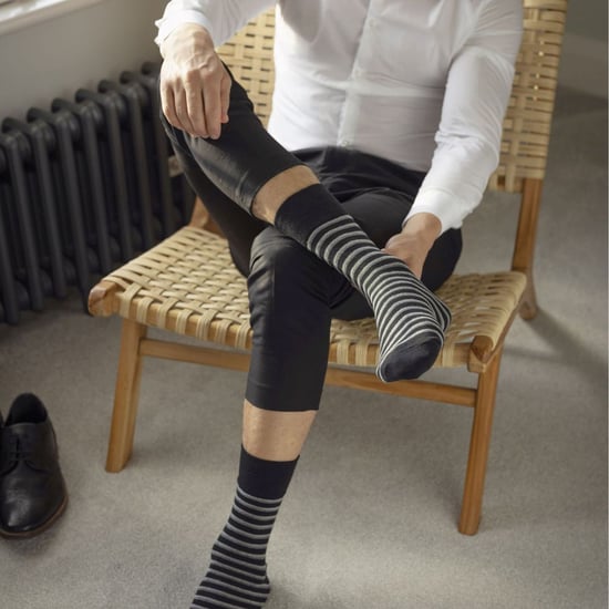 6er Pack Herren Baumwollsocken ohne Elastik mit quadratischem Muster für schlechte Durchblutung - Image 5