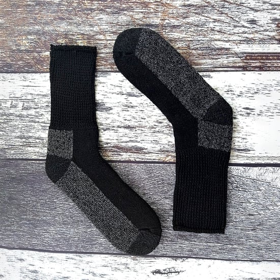3 Paar Herren Loose Top Komfort gepolstert Baumwolle Diabetiker Arbeit Socken - Image 3