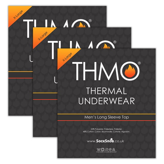 3er-Pack Herren Thermowäsche Oberteil | Winter Funktionsoberteil mit langen Ärmeln - Image 2