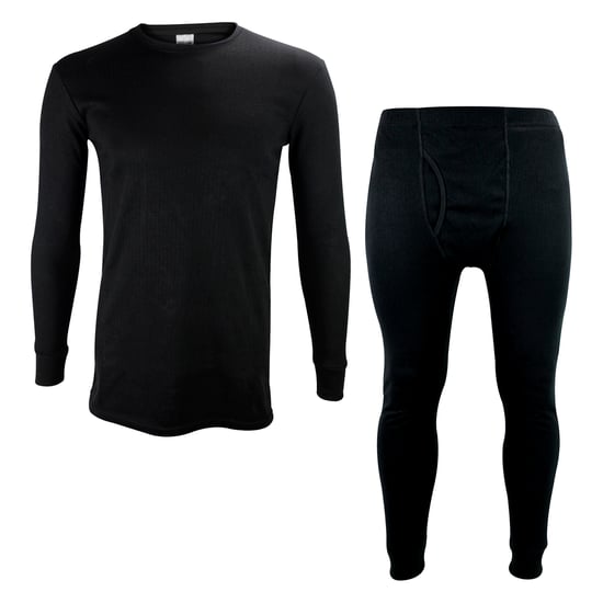 Herren Thermo Unterwäsche Set | Fleecegefüttertes Oberteil & Lange Unterhosen Set - Image 1