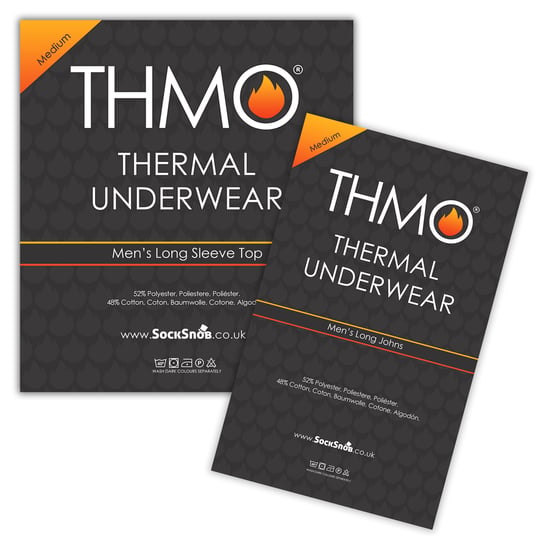 Herren Thermo Unterwäsche Set | Fleecegefüttertes Oberteil & Lange Unterhosen Set - Image 2