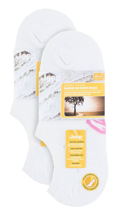 Damen 6er-Pack Bambus No-Show-Socken | Unsichtbare Socken mit Fersenhalt - Image 2