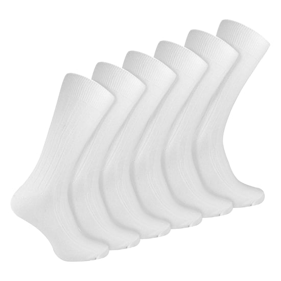 Herren Einfarbige Baumwollgemisch Rippstrick-Dresssocken - Image 1