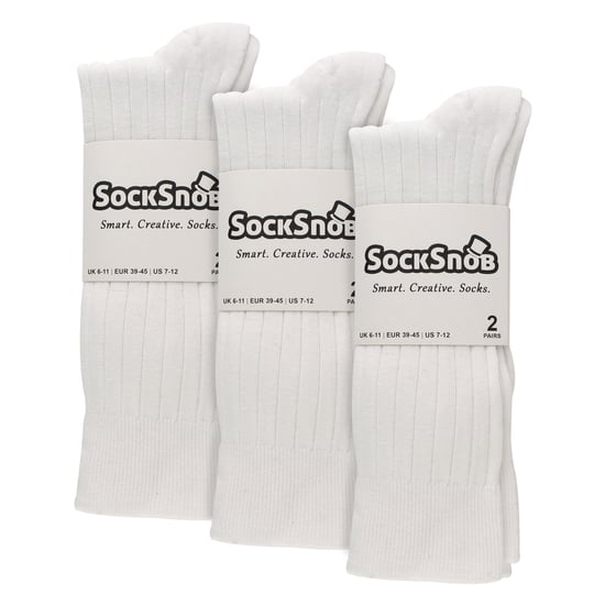 Herren Einfarbige Baumwollgemisch Rippstrick-Dresssocken - Image 2