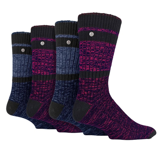 4er-Pack Herren Baumwollanz socks | Spirit Square Stricksocken - Image 1