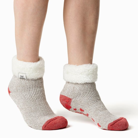 Damen rutschfeste thermische Kurzschaft-Ankle-Socken mit Griffigkeit für das Bett - Image 5