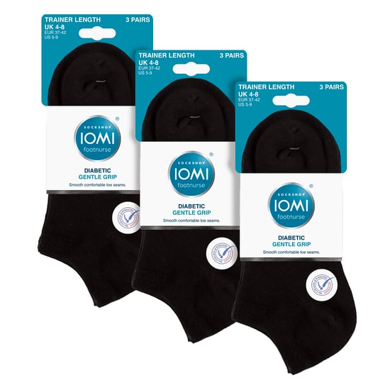 9er Pack Damen Diabetiker-Traingsocken | Weite Knöchelsocken für geschwollene Füße - Image 2