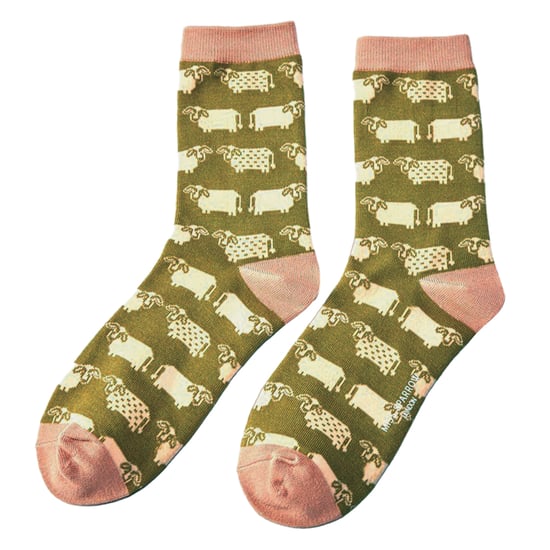 1 Pack Damen Socken mit Tiermuster aus Bambus - Image 3