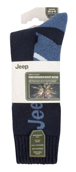 3er Pack Herren Wanderstiefsocken | Leistungsfähige Outdoorsocken für Wanderungen - Image 2