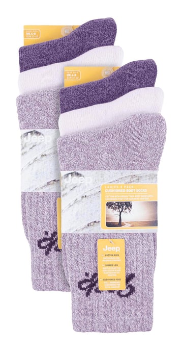 Damen 6er-Pack Wanderstllsocken | Baumwollsocken für die Natur - Image 2