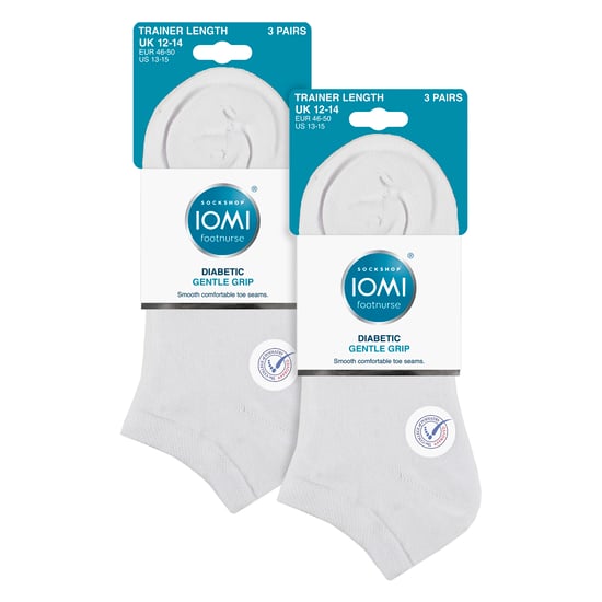 6er Pack Herren Diabetiker Trainingssocken | Gepolsterte Fußweite Knöchelsocken - Image 2