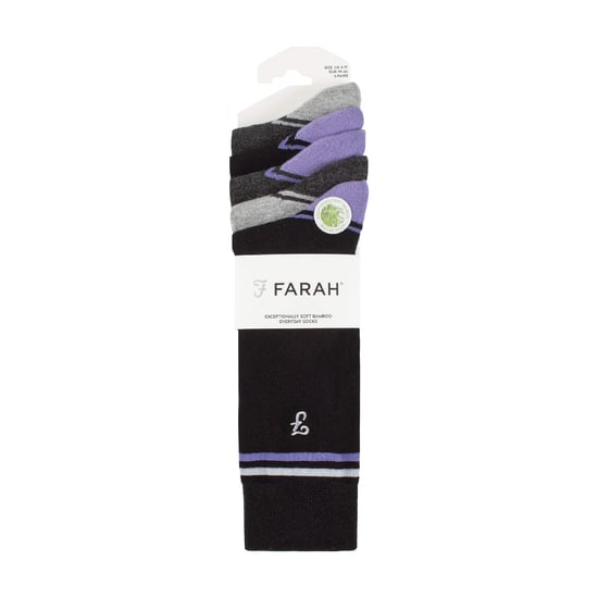 5er-Pack Herren Bambus Socken mit buntem Streifenmuster - Image 2