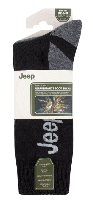 3er-Pack Herren Wanderstiefelsocken | Leistungsstarke Outdoorsocken für das Wandern - Image 2