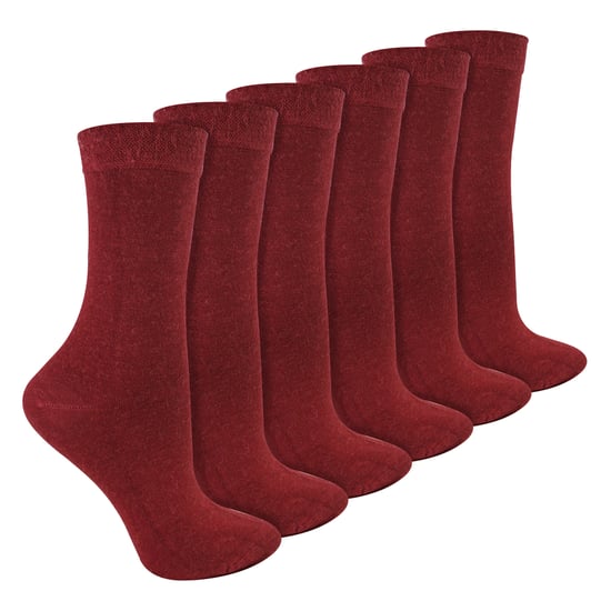 Damen 6er Pack Socken aus Bambus- und Merinowollmischung - Image 1