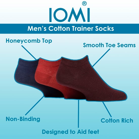 9er Pack Herren Diabetes Trainingssocken | Nicht elastische extra breite Knöchelsocken - Image 3