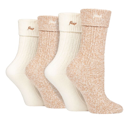 Damen 4er-Pack superweiche Wandersocken | Outdoorsocken für Wanderungen - Image 3