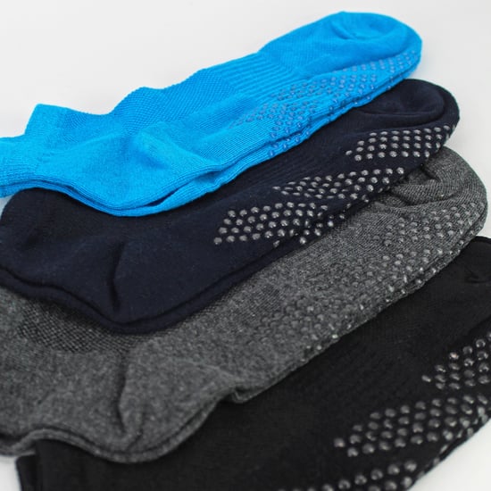 6er Pack Herren Yoga Pilates rutschfeste Socken | Atmungsaktive gepolsterte Gymnastiksocken - Image 4