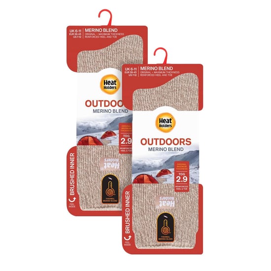 Herren 2er-Pack Merinowoll-Thermosocken - Image 2