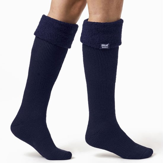 Damen 2er-Pack Wellington Weichgebürstete Innenschuhe Socken - Image 4