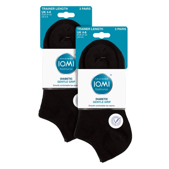 6er-Pack Damen Diabetiker Trainingssocken | Extra breite Socken für geschwollene Füße - Image 2