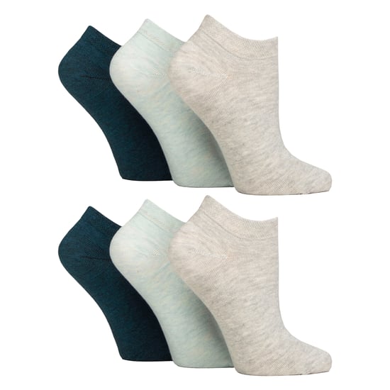 6er-Pack Damen Diabetiker-Trainersocken | Extra breite Socken für geschwollene Füße - Image 1