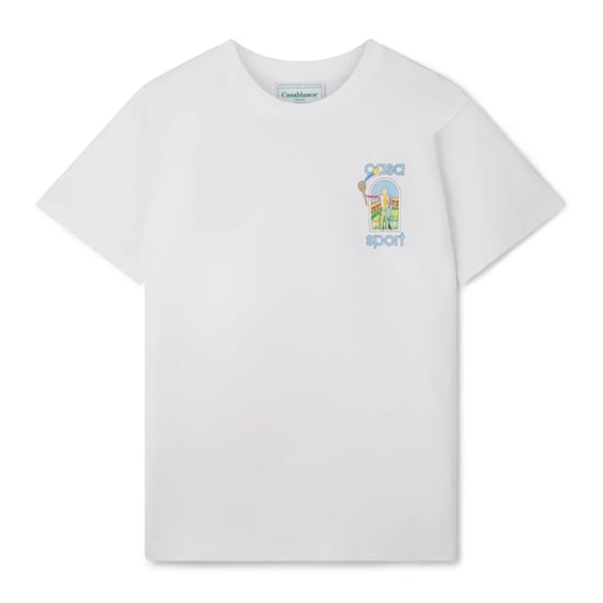 Casablanca Weiß Le Jeu Colore T-Shirt - Image 1