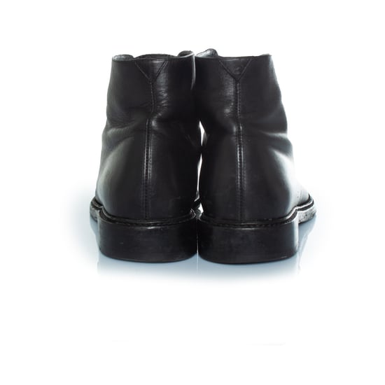 Schwarze Lederstiefeletten mit Schnürung - Image 6