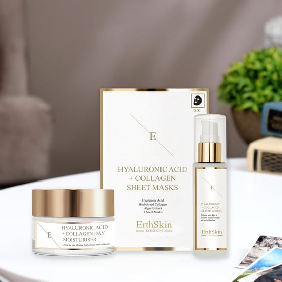 Hyaluronsäure & Kollagen Tagescreme 50ml + Hyaluronsäure & Kollagen Serum - 60ml + Hyaluronsäure & Kollagen Maske - 3 Stück - Image 2