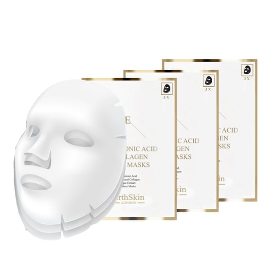 Hyaluronsäure- und Kollagen-Maske - 3 Blatt x 3 - Image 1